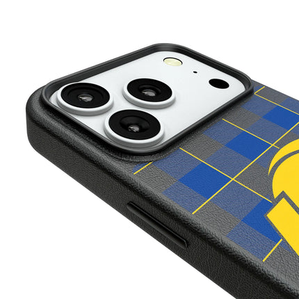 Los Angeles Rams Plaid MagSafe Compatible Phone Case for Apple iPhone