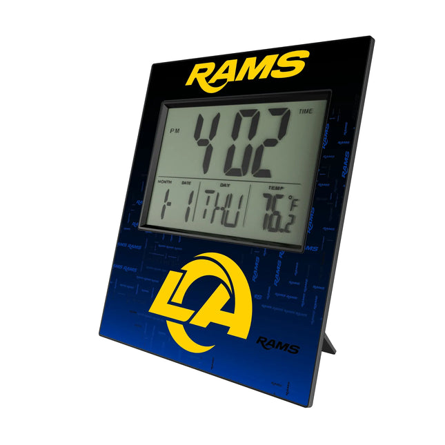 Los Angeles Rams Quadtile Wall Clock