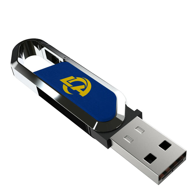 Los Angeles Rams Solid USB 64GB Clip Style Flash Drive