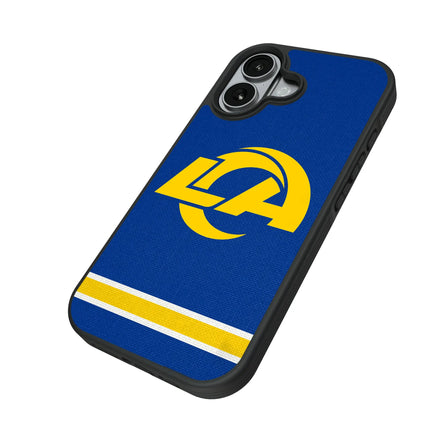 Los Angeles Rams Stripe Bump Phone Case for Apple iPhone