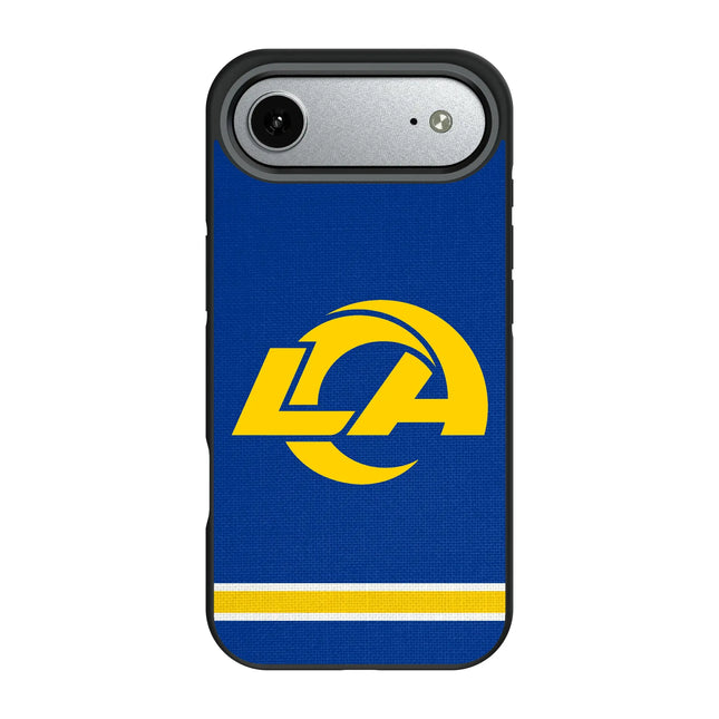 Los Angeles Rams Stripe Bump Phone Case for Apple iPhone