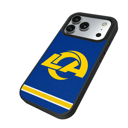 Los Angeles Rams Stripe Bump Phone Case for Apple iPhone