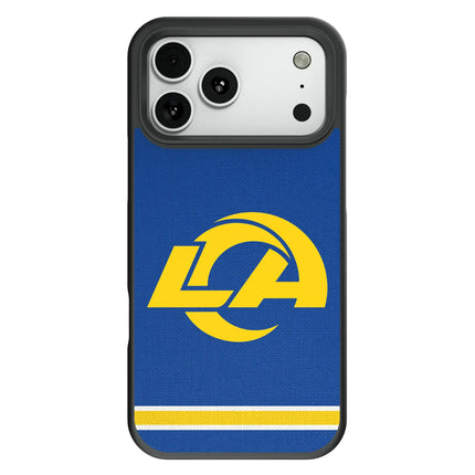 Los Angeles Rams Stripe Bump Phone Case for Apple iPhone