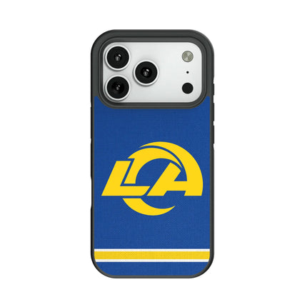 Los Angeles Rams Stripe Bump Phone Case for Apple iPhone