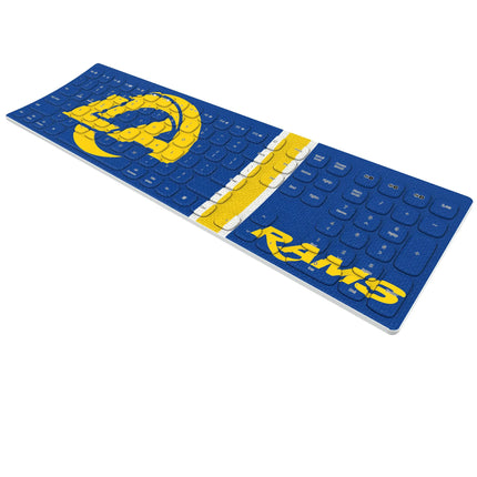 Los Angeles Rams Stripe Curved Wireless Keyboard