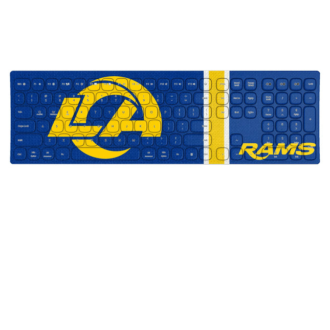 Los Angeles Rams Stripe Curved Wireless Keyboard