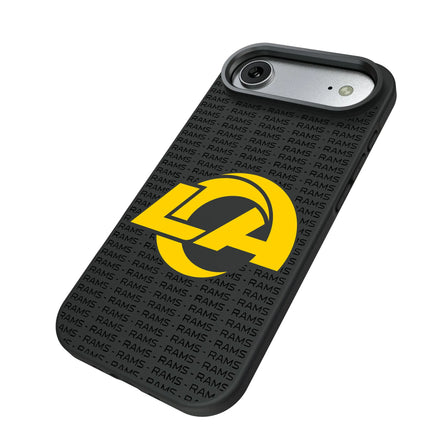 Los Angeles Rams Text Backdrop Bump Phone Case for Apple iPhone
