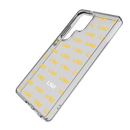 Louisiana State University Tigers Fashion Pattern Clear Phone Case for Samsung Galaxy