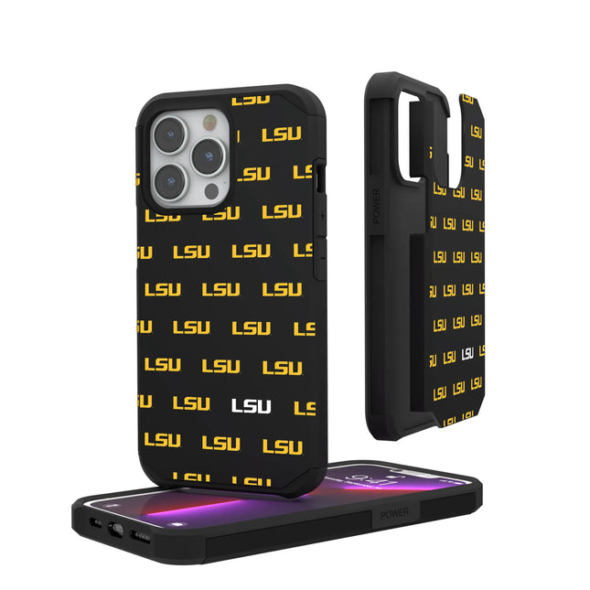 Louisiana State University Tigers Fashion Pattern Rugged Phone Case for Apple iPhone