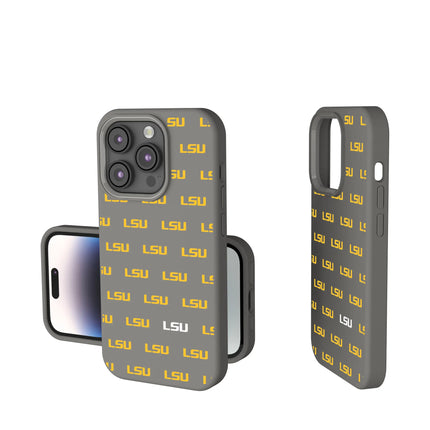 Louisiana State University Tigers Fashion Pattern Soft Touch Phone Case for Apple iPhone