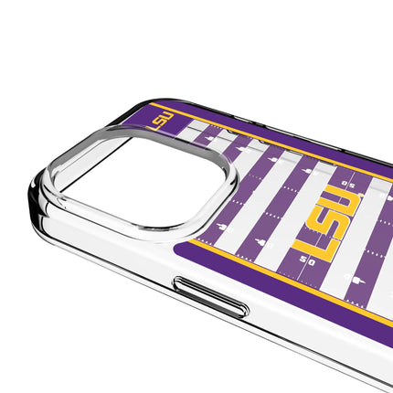 Louisiana State University Tigers Field Clear Phone Case for Apple iPhone
