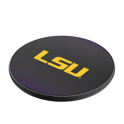 Louisiana State University Tigers Linen 15-Watt Wireless Charger
