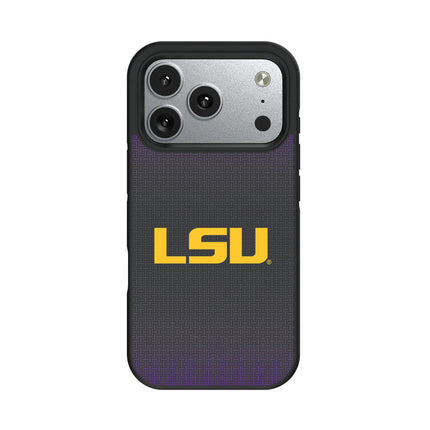 Louisiana State University Tigers Linen Bump Phone Case for Apple iPhone