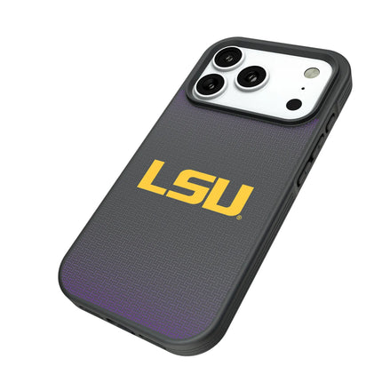 Louisiana State University Tigers Linen Bump Phone Case for Apple iPhone