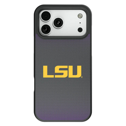 Louisiana State University Tigers Linen Bump Phone Case for Apple iPhone