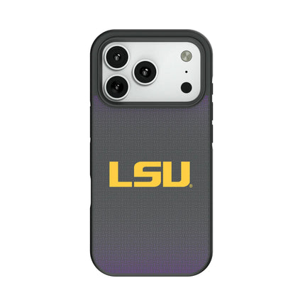 Louisiana State University Tigers Linen Bump Phone Case for Apple iPhone