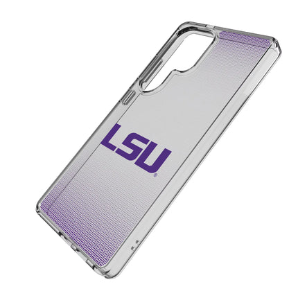 Louisiana State University Tigers Linen Clear Phone Case for Samsung Galaxy