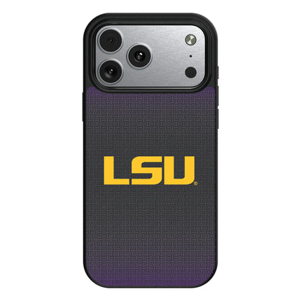 Louisiana State University Tigers Linen MagSafe Compatible Phone Case for Apple iPhone