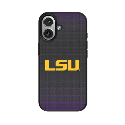 Louisiana State University Tigers Linen MagSafe Compatible Phone Case for Apple iPhone