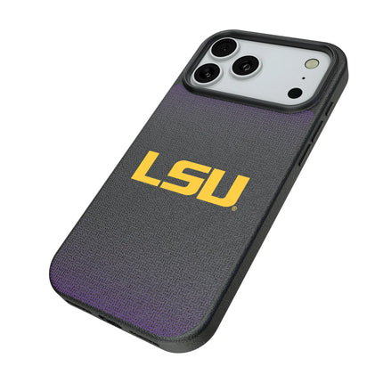 Louisiana State University Tigers Linen MagSafe Compatible Phone Case for Apple iPhone