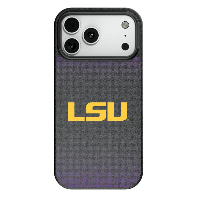 Louisiana State University Tigers Linen MagSafe Compatible Phone Case for Apple iPhone
