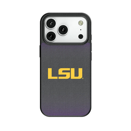 Louisiana State University Tigers Linen MagSafe Compatible Phone Case for Apple iPhone