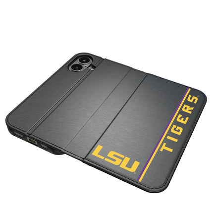 Louisiana State University Tigers Sidebar Folio 2.0 Case for Apple iPhone