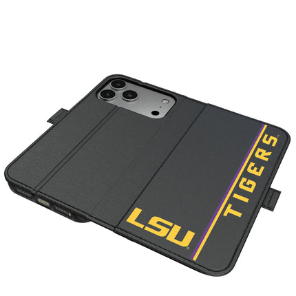 Louisiana State University Tigers Sidebar Folio 2.0 Case for Apple iPhone