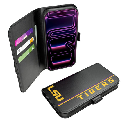 Louisiana State University Tigers Sidebar Folio 2.0 Case for Apple iPhone