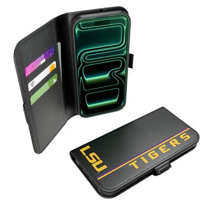 Louisiana State University Tigers Sidebar Folio 2.0 Case for Apple iPhone