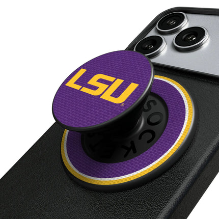 Louisiana State University Tigers Stripe PopSockets Magnetic Phone Grip and Stand