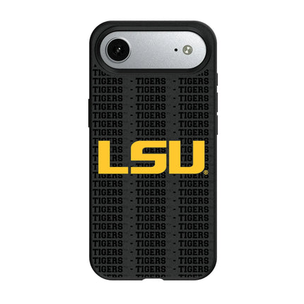 Louisiana State University Tigers Text Backdrop MagSafe Compatible Phone Case for Apple iPhone