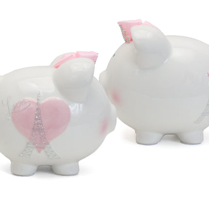 Love Paris Large Piggy Bank