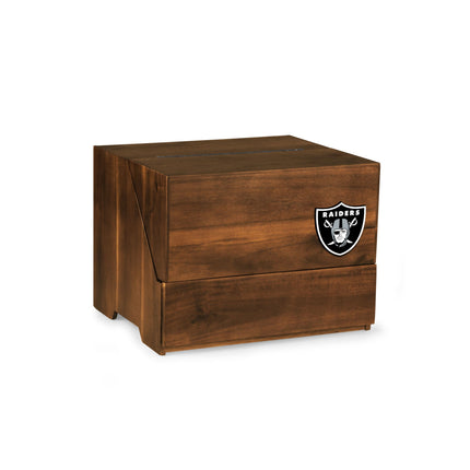 Las Vegas Raiders Madison Acacia Tabletop Bar Set