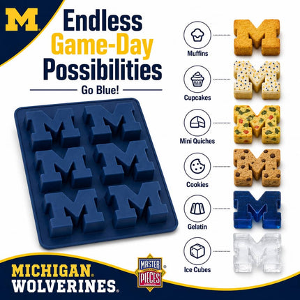 Michigan Wolverines Muffin Pan