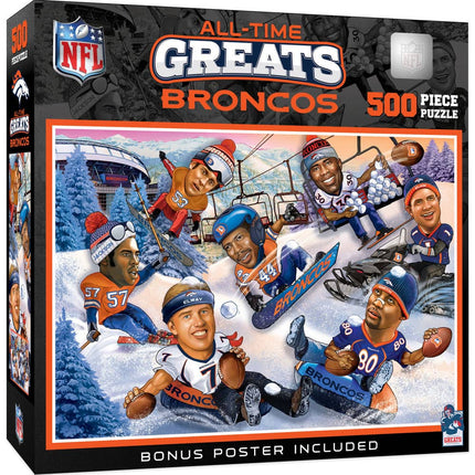 Denver Broncos - All Time Greats 500 Piece Jigsaw Puzzle