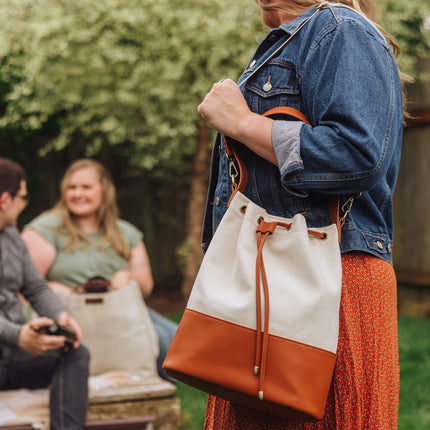 Sirolo Canvas & Leatherette Tote