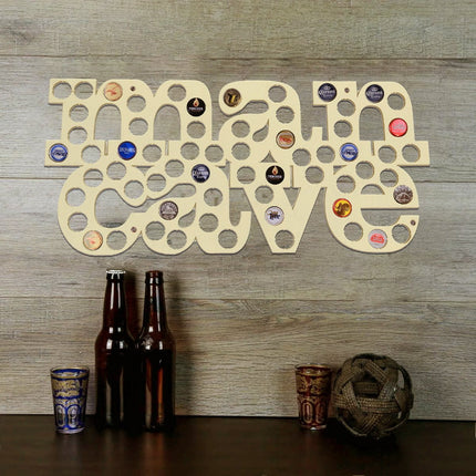 Man Cave Beer Cap Holder