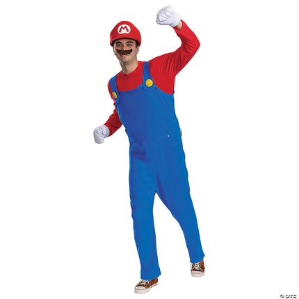 Adult Elevated Super Mario Brothers Mario Costume