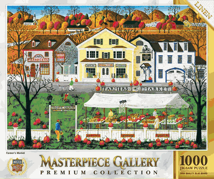 MasterPiece Gallery Farmer's Market 1000 Piece Puzzle