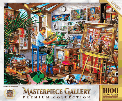 MasterPiece Gallery Gallery on the Square 1000 Piece Puzzle