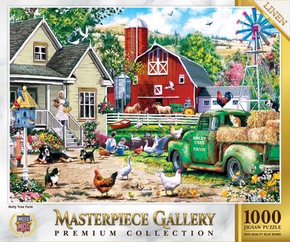 MasterPiece Gallery Holly Tree Farm 1000 Piece Puzzle