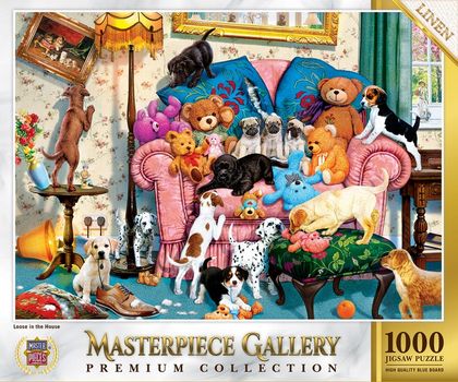MasterPiece Gallery Loose in the House 1000 Piece Puzzle