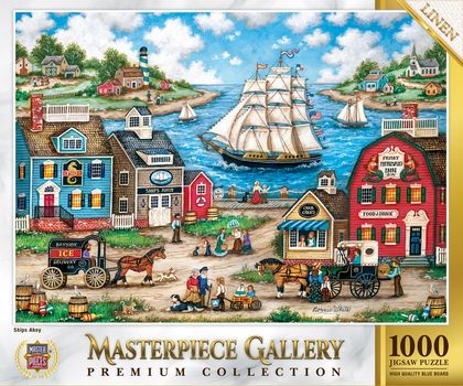 MasterPiece Gallery Ships Ahoy 1000 Piece Puzzle