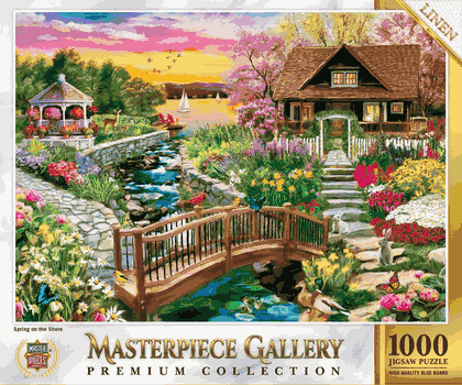 MasterPiece Gallery Spring on the Shore 1000 Piece Puzzle