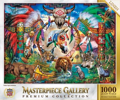 MasterPiece Gallery Tribal Spirit Animals 1000 Piece Puzzle