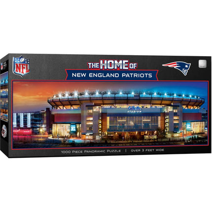 New England Patriots - Stadium View 1000 Piece Panoramic Jigsaw Puzzle