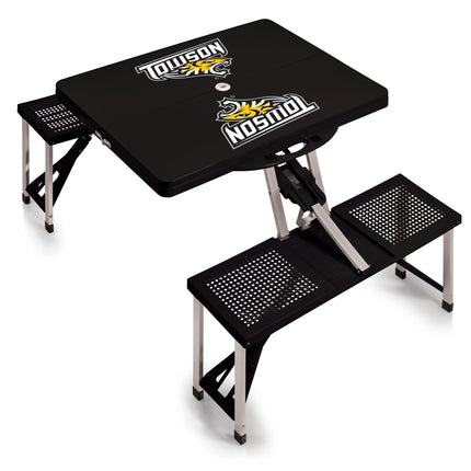 Towson University Tigers Picnic Table Portable Folding Table w Seats