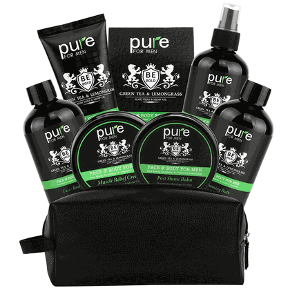 Men's Luxury Green Tea & Lemongrass Skincare Gift Set