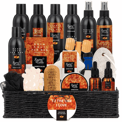 Men's XL Deluxe Spa Gift Basket